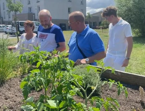Un joli moment de partage au jardin